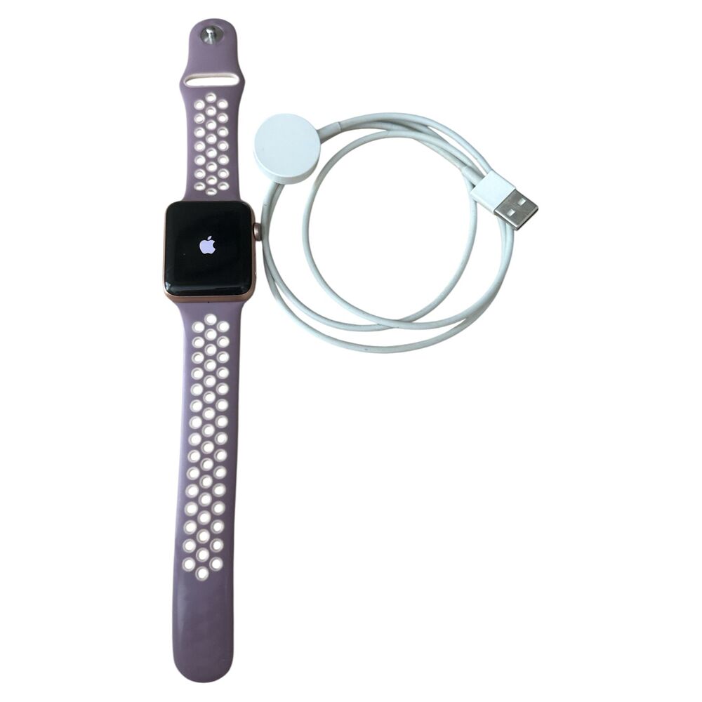 Apple Watch Series 3 42mm GPS A1859 Rose Gold w/ & Band Reset Ready